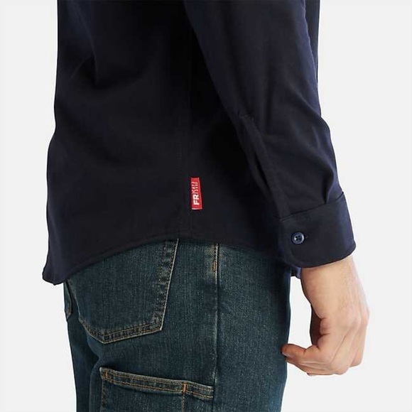 New! Men's Timberland PRO® Cotton Core Flame-Resistant Shirt - Picture 5 of 8